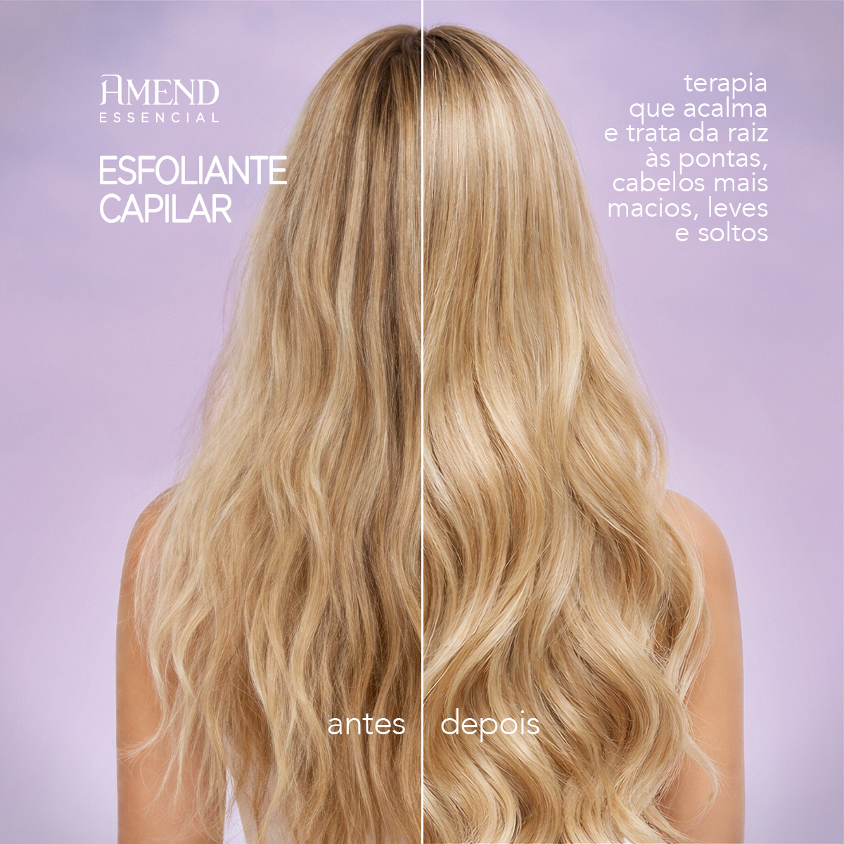 Kit Esfoliante Capilar + M&aacute;scara Calmante Para Couro Cabeludo | Amend Terapia Raiz e Fios image number 3